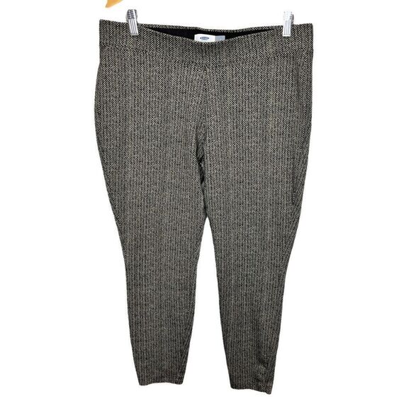 Old Navy Herringbone Leggings Size L - Picture 1 of 7